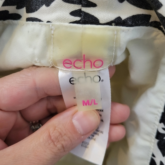 Echo women's neutral print bucket hat - Picture 5 of 9